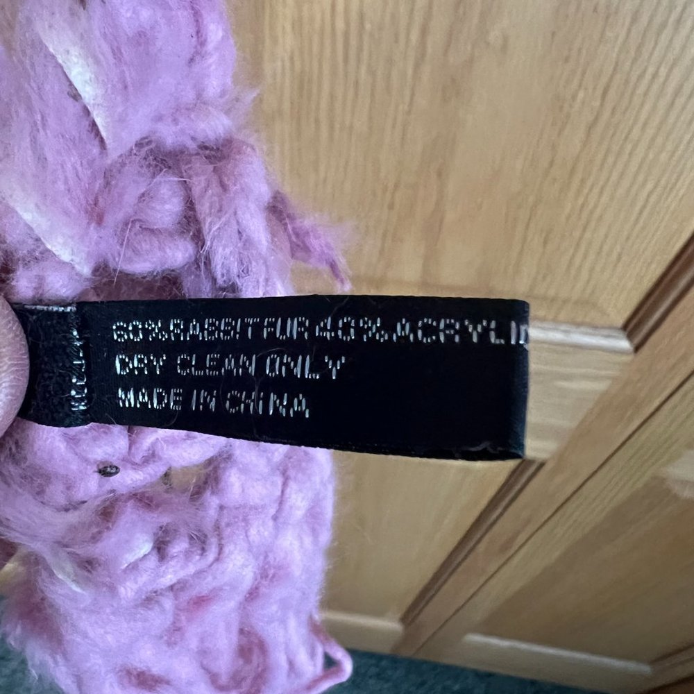 Kenneth Cole Rabbits Fur Scarf - Picture 3 of 3